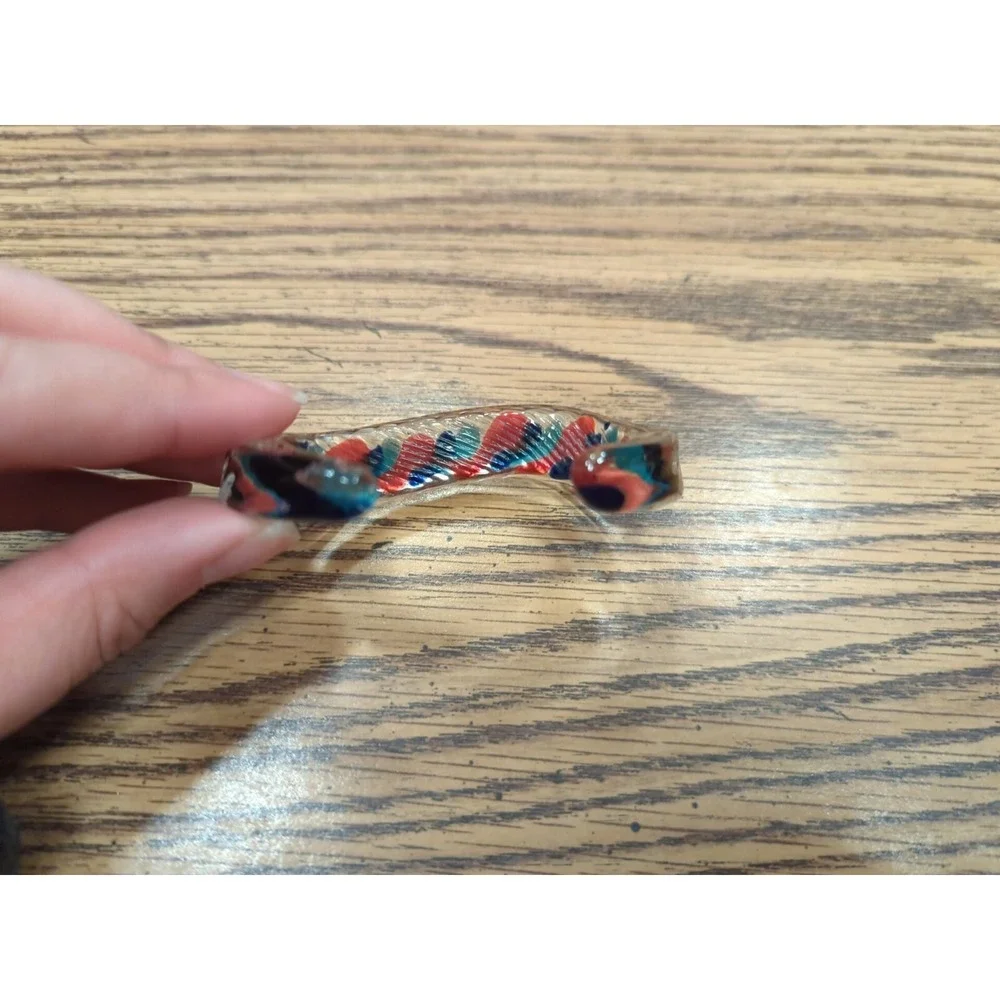 Handmade Art Glass Beautiful Bangle Bracelet